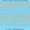 ASG Waterslide Decals - Renaissance Serif Lettering Numbers 5/16"