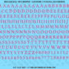 ASG Waterslide Decals - Renaissance Serif Lettering Numbers 5/16"