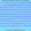 ASG Waterslide Decals - Renaissance Serif Lettering Numbers 5/16"