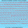 ASG Waterslide Decals - Renaissance Serif Lettering Numbers 5/16"