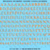 ASG Waterslide Decals - Renaissance Serif Lettering Numbers 3/8"
