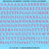 ASG Waterslide Decals - Renaissance Serif Lettering Numbers 3/8"