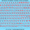 ASG Waterslide Decals - Renaissance Serif Lettering Numbers 3/8"