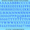 1348-WS-Blue.png ASG Waterslide Decals - Renaissance Serif Lettering Numbers 1/2"