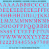 1348-WS-Pink.png ASG Waterslide Decals - Renaissance Serif Lettering Numbers 1/2"