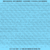 ASG Waterslide Decals - Soft Slab Serif Lettering Numbers 3/32"