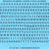 ASG Waterslide Decals - Soft Slab Serif Lettering Numbers 1/4"