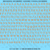 ASG Waterslide Decals - Soft Slab Serif Lettering Numbers 1/4"
