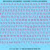 ASG Waterslide Decals - Soft Slab Serif Lettering Numbers 1/4"