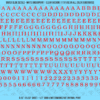 ASG Waterslide Decals - Soft Slab Serif Lettering Numbers 1/4"