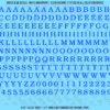 ASG Waterslide Decals - Soft Slab Serif Lettering Numbers 5/16"