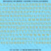 ASG Waterslide Decals - Soft Slab Serif Lettering Numbers 5/16"