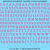 ASG Waterslide Decals - Soft Slab Serif Lettering Numbers 5/16"