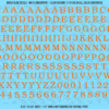 ASG Waterslide Decals - Soft Slab Serif Lettering Numbers 3/8"