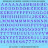 ASG Waterslide Decals - Soft Slab Serif Lettering Numbers 3/8"