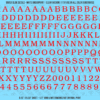 ASG Waterslide Decals - Soft Slab Serif Lettering Numbers 3/8"