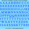 ASG Waterslide Decals - Soft Slab Serif Lettering Numbers 1/2"
