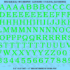 ASG Waterslide Decals - Soft Slab Serif Lettering Numbers 1/2"