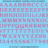 ASG Waterslide Decals - Soft Slab Serif Lettering Numbers 1/2"