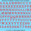 ASG Waterslide Decals - Soft Slab Serif Lettering Numbers 1/2"