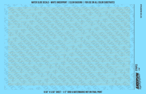 ASG Waterslide Decals - Solid Stripes Set 1/64"