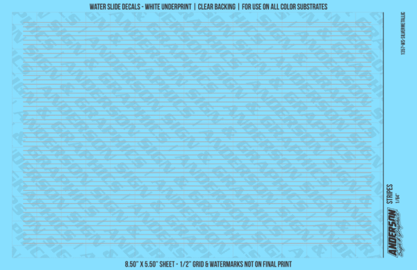 ASG Waterslide Decals - Solid Stripes Set 1/64"
