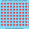 ASG Waterslide Decals - Solid 5-Point Stars Set 1/2"