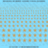 ASG Waterslide Decals - Solid 5-Point Stars Set Mixed Sizes