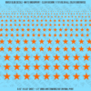 ASG Waterslide Decals - Solid 5-Point Stars Set Mixed Sizes