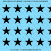 ASG Waterslide Decals - Solid 5-Point Stars Set 1"