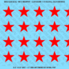 ASG Waterslide Decals - Solid 5-Point Stars Set 1"