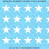 ASG Waterslide Decals - Solid 5-Point Stars Set 1"