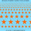ASG Waterslide Decals - Solid 5-Point Stars Set Large Mixed