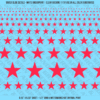 ASG Waterslide Decals - Solid 5-Point Stars Set Large Mixed