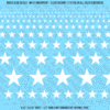 ASG Waterslide Decals - Solid 5-Point Stars Set Large Mixed