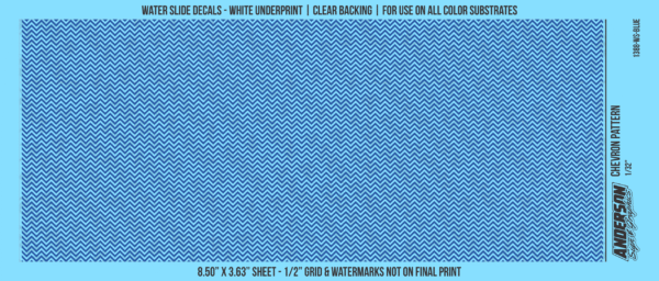 ASG Waterslide Decals - Chevron Pattern 1/32"