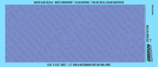 ASG Waterslide Decals - Chevron Pattern 1/32"