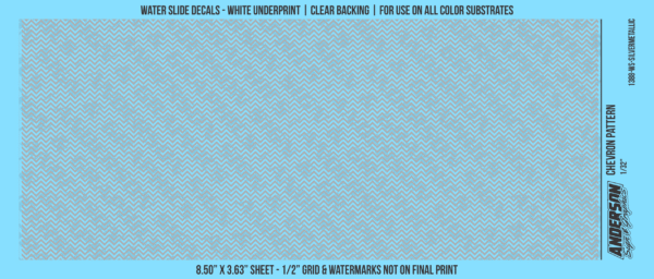 ASG Waterslide Decals - Chevron Pattern 1/32"