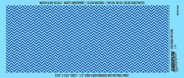 ASG Waterslide Decals - Chevron Pattern 1/16"