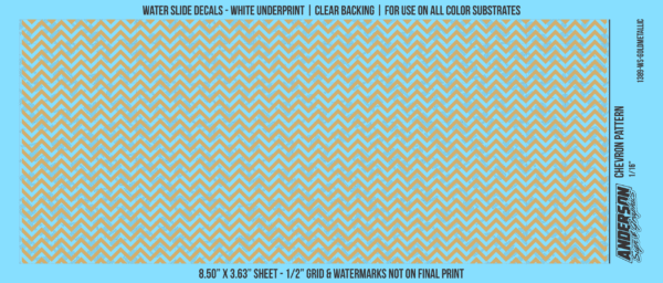 ASG Waterslide Decals - Chevron Pattern 1/16"