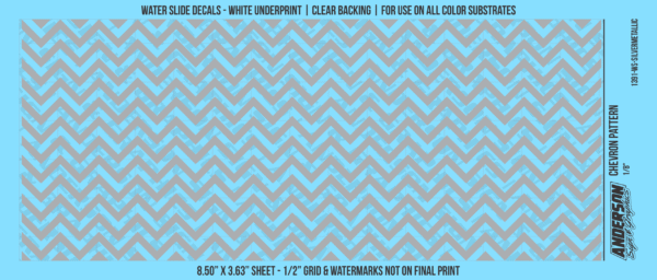 ASG Waterslide Decals - Chevron Pattern 1/8"