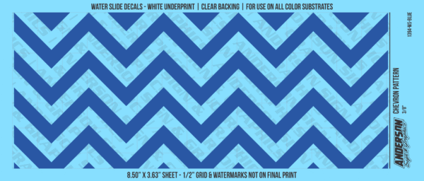 ASG Waterslide Decals - Chevron Pattern 3/8"