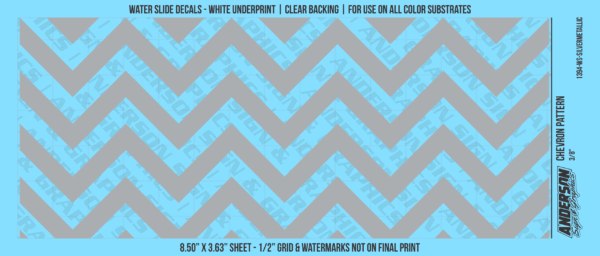 ASG Waterslide Decals - Chevron Pattern 3/8"